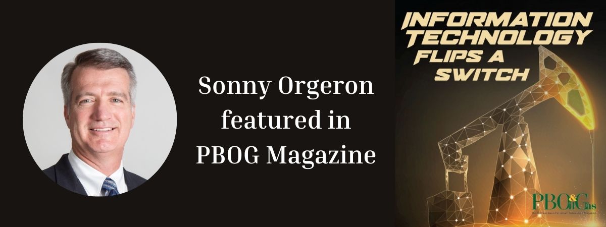 Sonny Orgeron Featured in PBOG Magazine